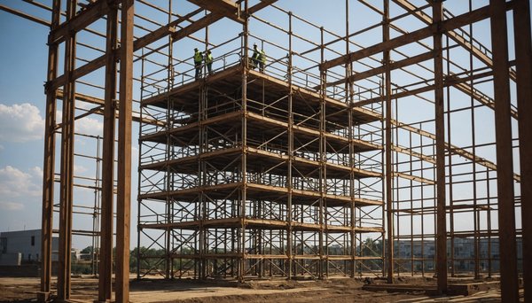 Échafaudage à rosette : sécurité et efficacité en chantier