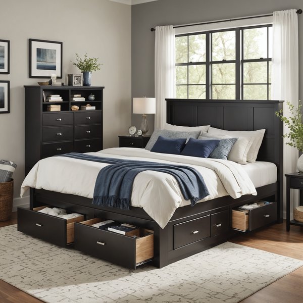 Lit coffre : combinez confort et rangement optimal