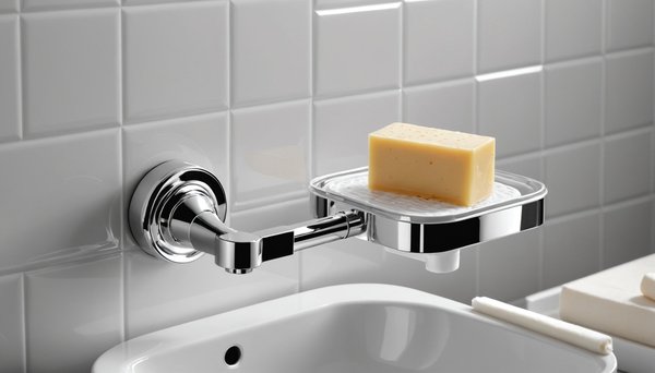 Zoom sur le porte savon à ventouse : pratique et design dans votre salle de bain